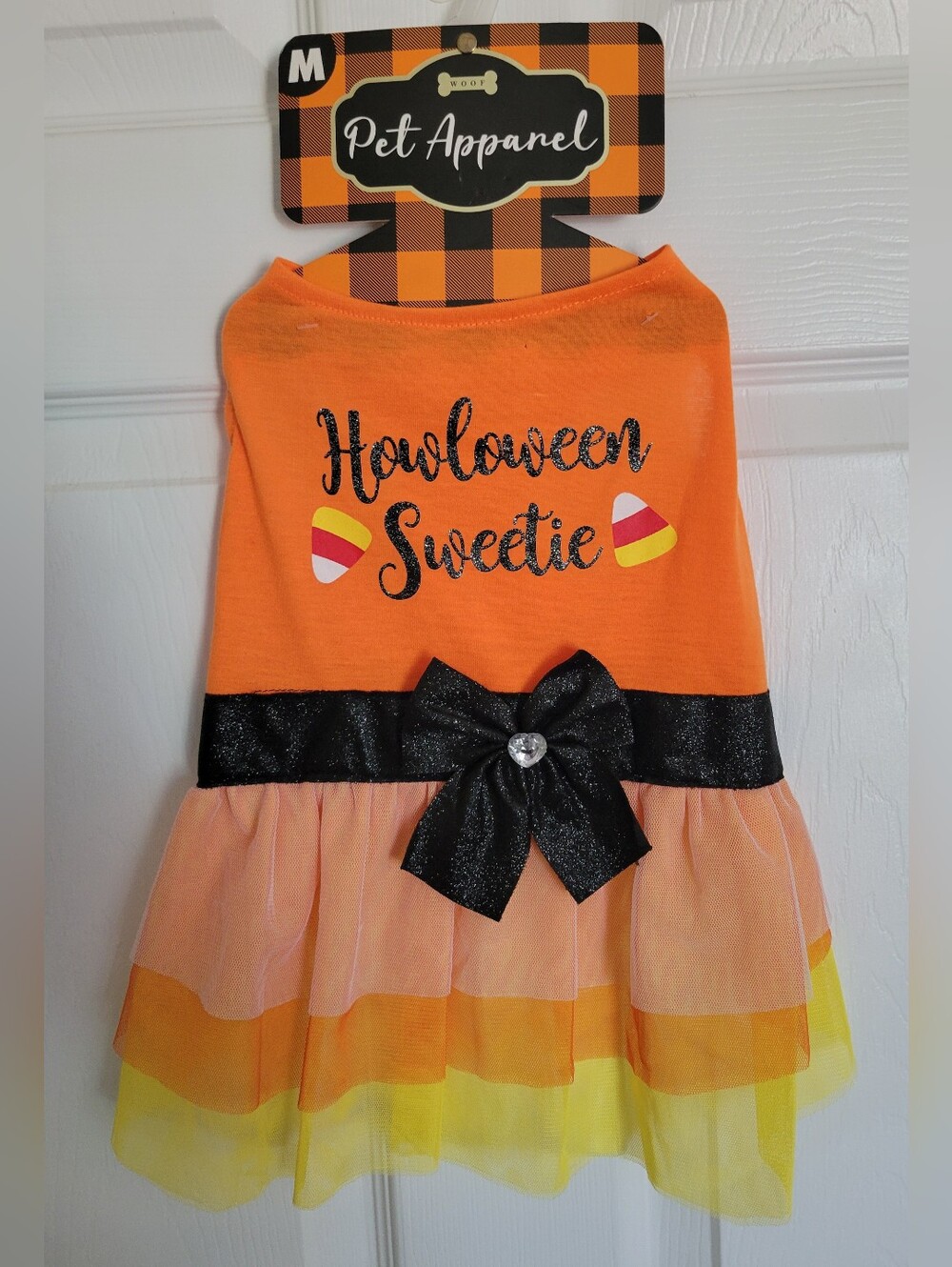 Pet Animal Halloween Tutu Dress with Bow for Dogs NWT - Picture 3 of 5